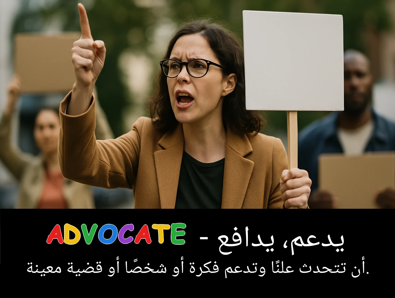 Arabic Illustration for advocate